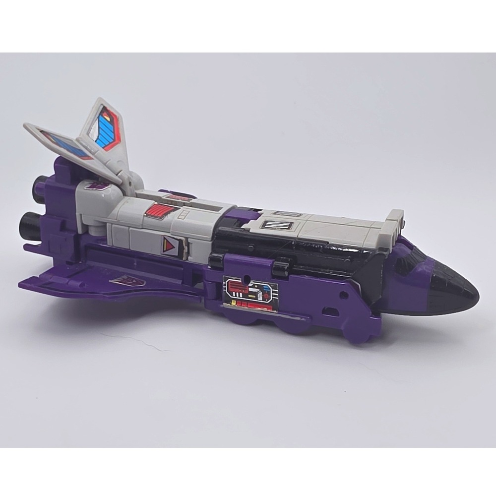 Hasbro Transformers G1 Astrotrain Triple Changer OS Purple Fair 1985 Figure